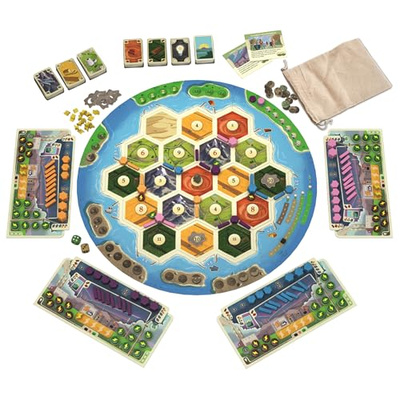 CATAN New Energies Board Game - Sustainable Resources & Strategy, Classic Gameplay with a Modern Twist! Family Game for Kids and Adults, Ages 12+, 3-4 Players, 90 Min Playtime, Made by CATAN Studio