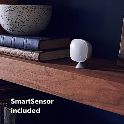 ecobee Smart Thermostat Premium with Siri and Alexa and Built in Air Quality Monitor and Smart Sensor with SmartSensor for Doors and Windows 2-Pack, White (Thermostat + Door & Window Sensors)