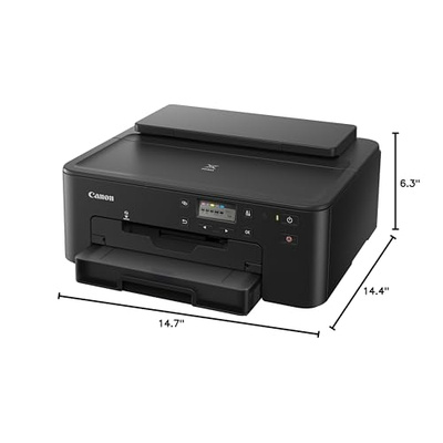 Canon PIXMA TS702a Wireless Single Function Printer |Mobile Printing with AirPrint®, and Mopria®, Black (Printer)