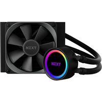 NZXT - Kraken 120mm Radiator CPU Liquid Cooler (1 x 120mm Aer P Fan) with RGB Display - Black
