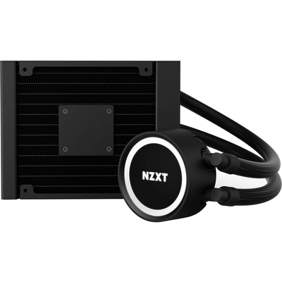 NZXT - Kraken 120mm Radiator CPU Liquid Cooler (1 x 120mm Aer P Fan) with RGB Display - Black