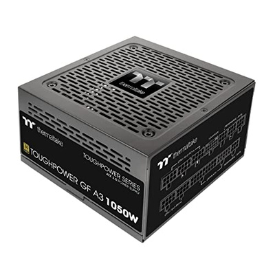 Thermaltake Toughpower GF A3 1050W, True 600W 12VHPWR Connectors on PSU & NVIDIA RTX 40 Series, ATX 3.0/PCI-E 5.0, 80+ Gold, SLI/Crossfire Ready Power Supply, PS-TPD-1050FNFAGU-L, 10 Year Warranty (Gold (ATX 3.0), 1050W, Black)