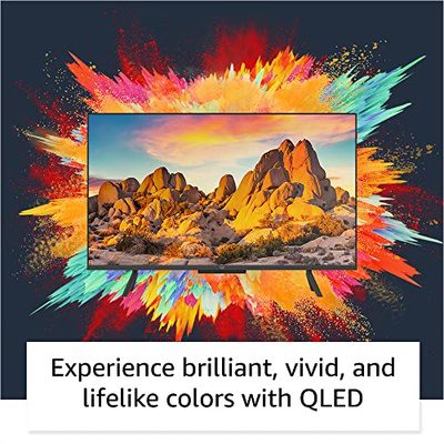 Amazon Fire TV 50" Omni QLED Series 4K UHD smart TV, Dolby Vision IQ, Fire TV Ambient Experience, local dimming, hands-free with Alexa (50-inch, TV only)