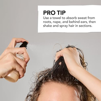 Bumble and bumble. Prêt-à-powder Post Workout Non-Aerosol Dry Shampoo Hair Mist | Cleanses Sweaty Hair + Eliminates Odor | Curly, Wavy, Straight (4 Ounce - Full Size)