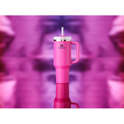 STANLEY Quencher H2.0 Tumbler with Handle and Straw 40 oz | Flowstate 3-Position Lid | Cup Holder Compatible for Travel | Insulated Stainless Steel Cup | BPA-Free | Fuchsia (40 Ounces, Fuchsia)