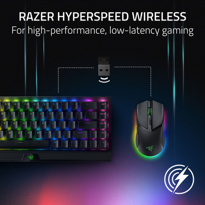 Razer - Cobra Pro Optical Gaming Mouse with Chroma RGB Lighting - Wireless - Black