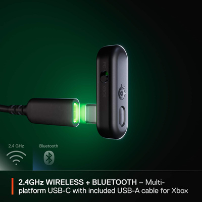 SteelSeries - Arctis GameBuds True Wireless Noise Cancelling In-Ear Gaming Earbuds for Xbox, PS5, PS4, PC, Switch - Black