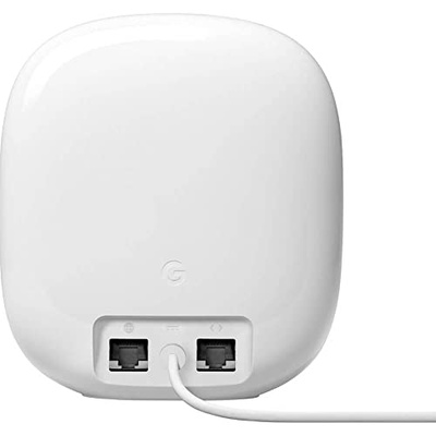 Google Nest WiFi Pro - Wi-Fi 6E - Reliable Home Wi-Fi System with Fast Speed and Whole Home Coverage - Mesh Router - Snow (1 Pack, Snow)