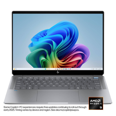 HP - OmniBook Ultra - Copilot+ PC - 14" 2.2K Touch-Screen Laptop - AMD Ryzen AI 9 365 - 32GB Memory - 1TB SSD - Meteor Silver