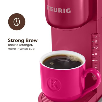 Keurig K-Express Single Serve K-Cup Pod Coffee Maker, 3 Brew Sizes, Strong Button Feature, 42oz Removable Reservoir, Island Berry (Island Berry)