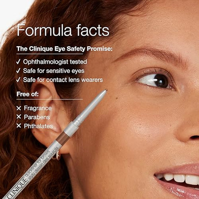 Clinique Quickliner For Brows Eyebrow Pencil | 8-Hour Wear, Smudge Resistant| For Natural-Looking Brows | 7 Shades (AD Soft Brown)