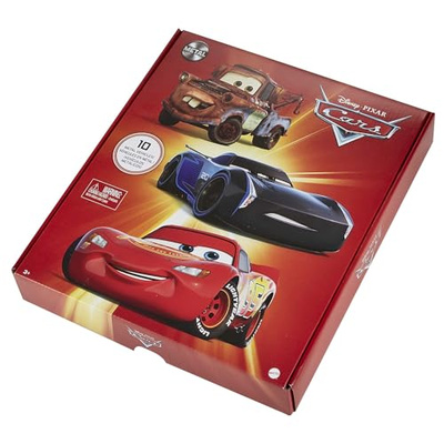 Mattel Disney and Pixar Cars Set of 10 Die-Cast Mini Racers Vehicles, Collectible Set of 1:55 Scale Toy Cars Inspired by Movies (Multicolor, 10-Pack)