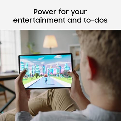 SAMSUNG Galaxy Tab S10 FE 128GB WiFi Android Tablet, Large Display, Long Battery Life, Exynos 1580 Processor, IP68 Water-Resistant, 90 Hz Refresh, S Pen for Note-Taking, US Version, Silver (Silver, 128 GB, S10 FE, Tablet Only)