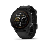 Garmin - Forerunner 955 Solar GPS Smartwatch 47 mm Fiber-reinforced polymer - Black - (2022)