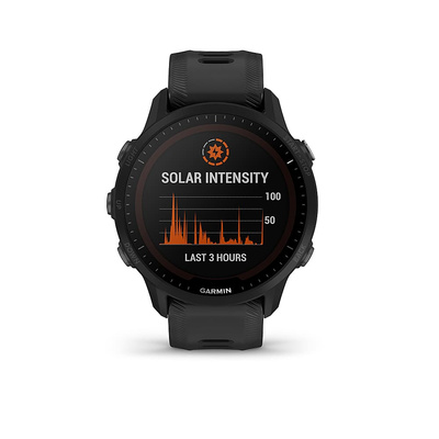 Garmin - Forerunner 955 Solar GPS Smartwatch 47 mm Fiber-reinforced polymer - Black - (2022)