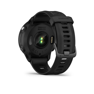 Garmin - Forerunner 955 Solar GPS Smartwatch 47 mm Fiber-reinforced polymer - Black - (2022)