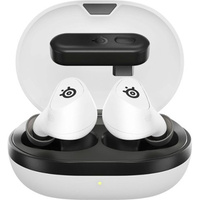 SteelSeries - Arctis GameBuds True Wireless Noise Cancelling In-Ear Gaming Earbuds for PS5, PS4, PC, Switch - White