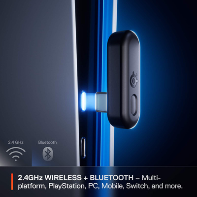 SteelSeries - Arctis GameBuds True Wireless Noise Cancelling In-Ear Gaming Earbuds for PS5, PS4, PC, Switch - White