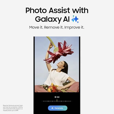 SAMSUNG Galaxy S24 FE AI Phone, 128GB Unlocked Android Smartphone, High-Res 50MP Camera, Long Battery Life, AMOLED Bright Display, US Version, 2024, US 1 Yr Warranty, Gray (Gray, 128GB, Phone Only)