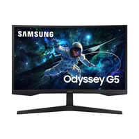 Samsung 27-Inch Odyssey G55C Series QHD 1000R Curved Gaming Monitor, 1ms(MPRT), HDR10, 165Hz, AMD Radeon FreeSync, Eye Care, LS27CG552ENXZA (27-inch)