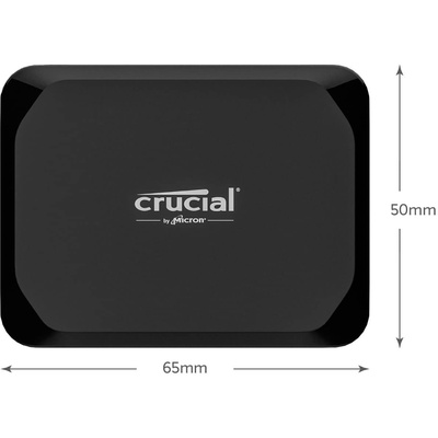 Crucial - X9 4TB External USB-C SSD - Black