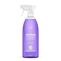 Method All-Purpose Cleaner Spray, French Lavender, Plant-Based and Biodegradable Formula Perfect for Most Counters, Tiles and More, 28 Fl Oz, (Pack of 1) (28 Fl Oz (Pack of 1), Spray Bottle)