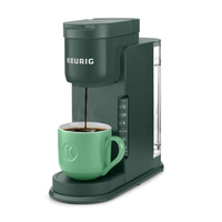 Keurig K-Express Single Serve K-Cup Pod Coffee Maker, 3 Brew Sizes, Strong Button Feature, 42oz Removable Reservoir, Evergreen (Evergreen)