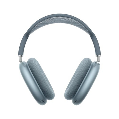 Apple AirPods Max Wireless Over-Ear Headphones, Pro-Level Active Noise Cancellation, Transparency Mode, Personalized Spatial Audio, USB-C Charging, Bluetooth Headphones for iPhone - Blue (USB-C, Blue, Without AppleCare+)