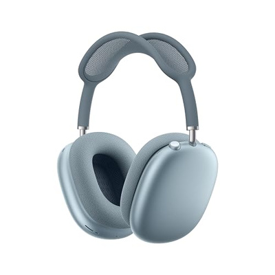 Apple AirPods Max Wireless Over-Ear Headphones, Pro-Level Active Noise Cancellation, Transparency Mode, Personalized Spatial Audio, USB-C Charging, Bluetooth Headphones for iPhone - Blue (USB-C, Blue, Without AppleCare+)