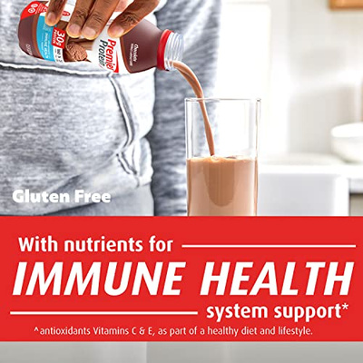 Premier Protein Shake, Chocolate, 30g Protein 1g Sugar 24 Vitamins Minerals Nutrients to Support Immune Health, 11.5 fl oz (Pack of 12) (Chocolate, 11.5 Fl Oz (Pack of 12))