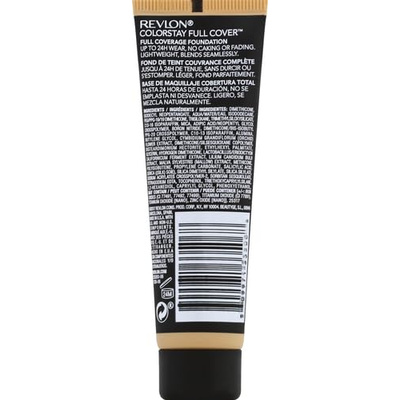Revlon Liquid Foundation, ColorStay Face Makeup for Normal and Dry Skin, Longwear Full Coverage with Matte Finish, Oil Free, Natural Beige, 1.0 Fl Oz (NATURAL BEIGE, 1 Fl Oz (Pack of 1))