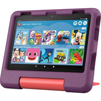 Amazon - Fire HD 8 Kids tablet, ages 3-7 | 3GB memory, 13-hr battery, 32GB, (2024 release) - Grape