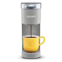 Keurig K-Mini Single Serve K-Cup Pod Coffee Maker, 6 to 12oz Brew size, with Cord Storage, Perfect for Small Spaces, Studio Gray (Studio Gray)
