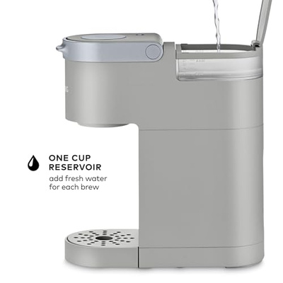 Keurig K-Mini Single Serve K-Cup Pod Coffee Maker, 6 to 12oz Brew size, with Cord Storage, Perfect for Small Spaces, Studio Gray (Studio Gray)