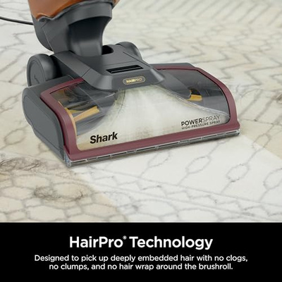 Shark CarpetXpert HairPro Upright Carpet Cleaner, Perfect for Pets, Lightweight & Powerful, Dirt, Grime, Hair & Odor Removal, Carpet Shampooer, Pet Cleaning Solution, Magenta, EX221BRN (CarpetXpert HairPro)