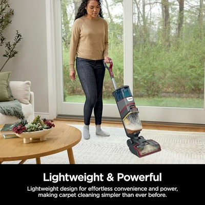 Shark CarpetXpert HairPro Upright Carpet Cleaner, Perfect for Pets, Lightweight & Powerful, Dirt, Grime, Hair & Odor Removal, Carpet Shampooer, Pet Cleaning Solution, Magenta, EX221BRN (CarpetXpert HairPro)