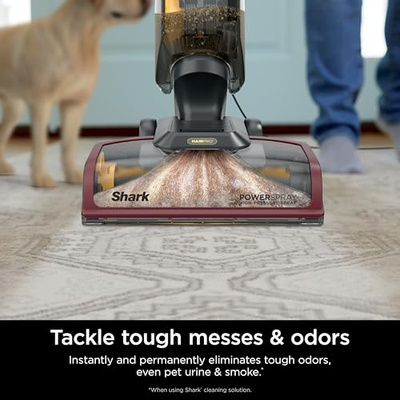 Shark CarpetXpert HairPro Upright Carpet Cleaner, Perfect for Pets, Lightweight & Powerful, Dirt, Grime, Hair & Odor Removal, Carpet Shampooer, Pet Cleaning Solution, Magenta, EX221BRN (CarpetXpert HairPro)