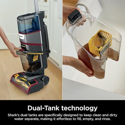 Shark CarpetXpert HairPro Upright Carpet Cleaner, Perfect for Pets, Lightweight & Powerful, Dirt, Grime, Hair & Odor Removal, Carpet Shampooer, Pet Cleaning Solution, Magenta, EX221BRN (CarpetXpert HairPro)