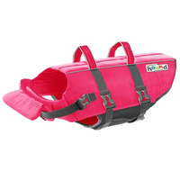 Outward Hound Granby Splash Dog Life Jacket, High-Buoyancy Dog Life Vest for Swimming, Boating, and Water Safety, Medium, Pink (Pink, Medium (Chest Girth: 21"-27"))