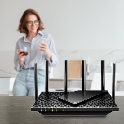 TP-Link AX5400 WiFi 6 Router (Archer AX73)- Dual Band Gigabit Wireless Internet Router for Streaming, Long Range Coverage (AX5400)