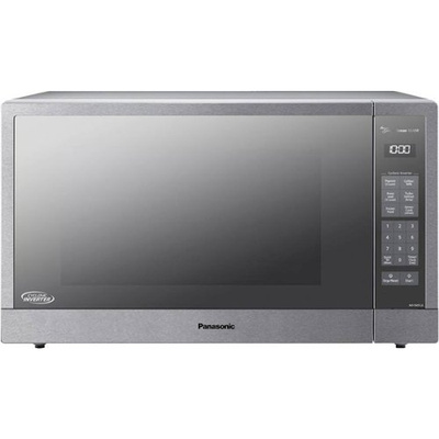 Panasonic - 2.2 Cu. Ft. 1250 Watt SN97JS Microwave with Cyclonic Inverter and Sensor Cooking - Stainless steel
