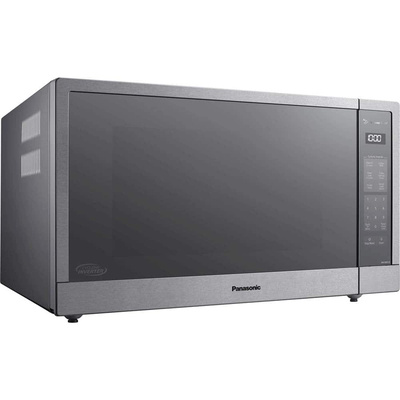 Panasonic - 2.2 Cu. Ft. 1250 Watt SN97JS Microwave with Cyclonic Inverter and Sensor Cooking - Stainless steel