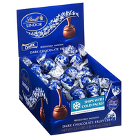 Lindt LINDOR Dark Chocolate Candy Truffles, Halloween Candy, 25.4 oz., 60 Count (Dark Chocolate, 25.4 Ounce (Pack of 1))