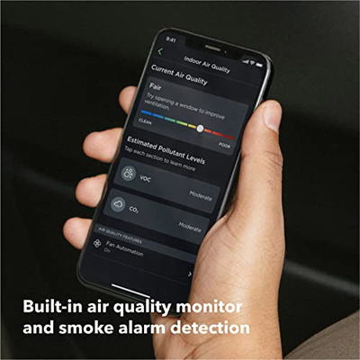 ecobee Smart Thermostat Premium with Smart Sensor and Air Quality Monitor - Programmable Wifi Thermostat - Works with Siri, Alexa, Google Assistant (Thermostat)