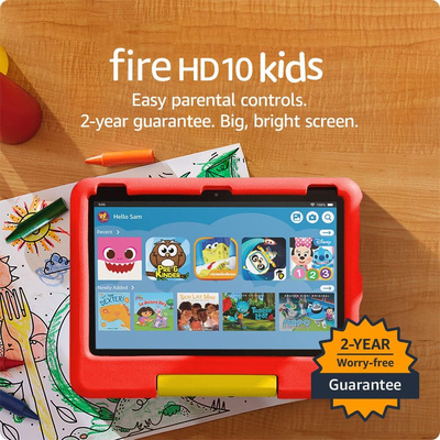 Amazon - Fire HD 10 Kids - 10.1" Tablet (2023 Release) - 32GB with Wi-Fi - Mickey Mouse