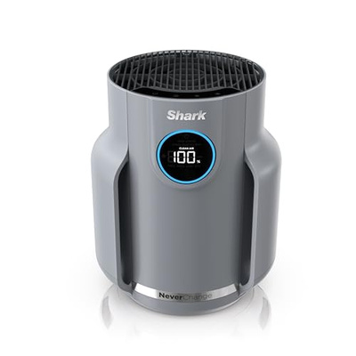 Shark Air Purifier for Home, NeverChange Compact Pro, for Bedroom, Nursery, Home Office, Dorm, HEPA-Exceeding Filter, Captures Pollutants, Pet Dander, Dust, Odor, Smoke, and More, HP071BRN, Winter Fog (Winter Fog (250 sq. ft))