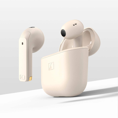 Sennheiser - ACCENTUM Open Wireless Earbuds - Ear Buds with Open Design, Dynamic Sound and Bluetooth 5.3 - Cream