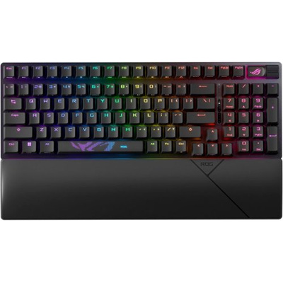 ASUS - ROG Strix Scope II 96 Full Size Wireless Mechanical Gaming Keyboard with Hot-Swappable ROG NX Snow Switches - Black