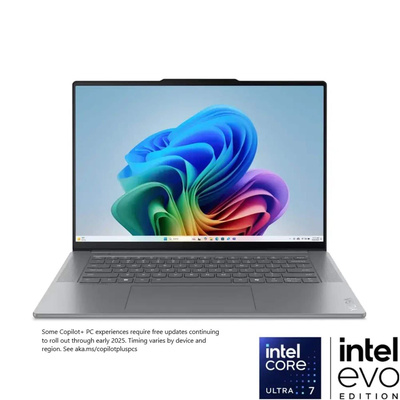 Lenovo - Yoga Slim 7i Aura Edition - Copilot+ PC - 15.3” 3K 120Hz Touchscreen Laptop - Intel Core Ultra 7 - 16GB Memory - 1TB SSD - Luna Gray