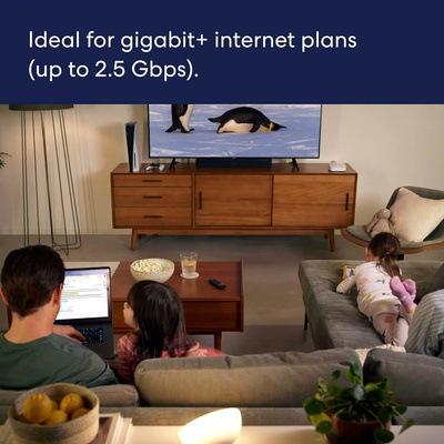 eero - Pro 6E Tri-band Mesh Wi-Fi 6E System (2-pack) - White